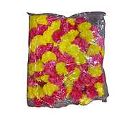 Genda lari 5 pcs ( each 5 feet ) artificial marigold garland (red/yellow) colour