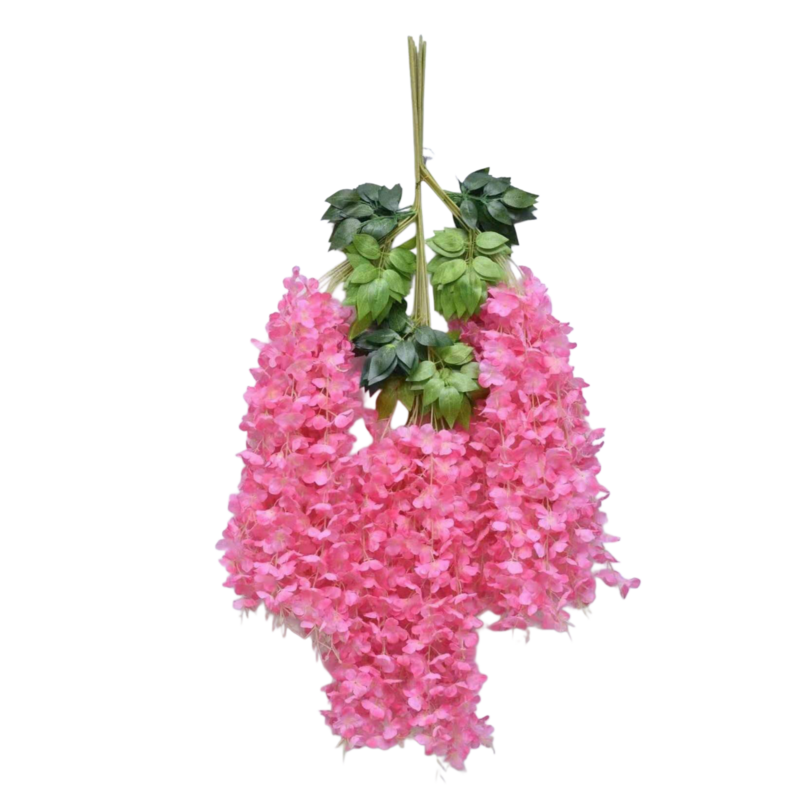 Wisteria Hanging For Decoration PINK colour ( 6 pcs )